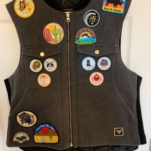 Treadwell customized vest with patches
